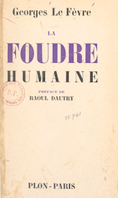 E-book, La foudre humaine : Miracles de l'électricité, Plon (réédition numérique FeniXX)