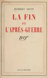 eBook, La fin de l'après-guerre, Gallimard (réédition numérique FeniXX)