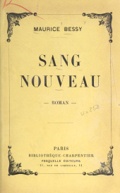E-book, Sang nouveau, Grasset (réédition numérique FeniXX)