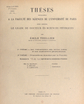 E-book, Sur l'aimantation des terres cuites et ses applications géophysiques : Thèses présentées à la Faculté des sciences de l'Université de Paris pour obtenir le grade de Docteur ès sciences physiques, Presses universitaires de France (réédition numérique FeniXX)