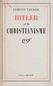 E-book, Hitler et le christianisme, Gallimard (réédition numérique FeniXX)