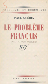 E-book, Le problème français, Gallimard (réédition numérique FeniXX)