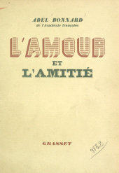 eBook, L'amour et l'amitié, Grasset (réédition numérique FeniXX)