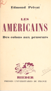 E-book, Les américains : Des Colons aux penseurs, Presses universitaires de France (réédition numérique FeniXX)