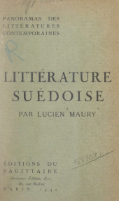 E-book, Littérature suédoise, Grasset (réédition numérique FeniXX)