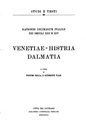 E-book, Rationes decimarum Italiae nei secoli XIII-XIV : Venetiae-Histria-Dalmatia, Biblioteca apostolica vaticana