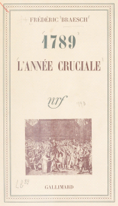 E-book, 1789 : L'année cruciale, Gallimard (réédition numérique FeniXX)