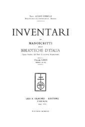 E-book, Inventari dei manoscritti delle biblioteche d'Italia : vol. LXXIV : Trento, L.S. Olschki