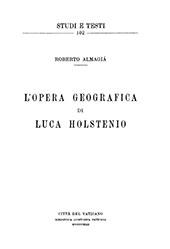 E-book, L'opera geografica di Luca Holstenio, Almagià, Roberto, Biblioteca apostolica vaticana