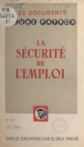 E-book, L'homme et la société (1). La sécurité de l'emploi, FeniXX