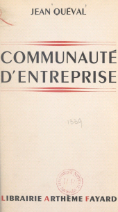 eBook, Communauté d'entreprise, Fayard (réédition numérique FeniXX)