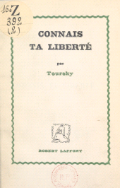 E-book, Connais ta liberté, Robert Laffont (réédition numérique FeniXX)