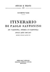 E-book, Itinerario di Paolo Santonino in Carintia, Stiria e Carniola negli anni 1485-1487 (codice Vaticano latino 3795), Biblioteca apostolica vaticana