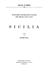 E-book, Rationes decimarum Italiae nei secoli XIII e XIV : Sicilia, Biblioteca apostolica vaticana