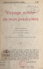 E-book, Voyage autour de mon presbytère, Aubanel (réédition numérique FeniXX)