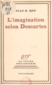 E-book, L'imagination selon Descartes, Gallimard (réédition numérique FeniXX)
