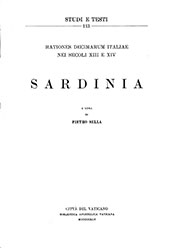 E-book, Rationes decimarum Italiae nei secoli XIII e XIV : Sardinia, Biblioteca apostolica vaticana