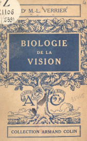 eBook, Biologie de la vision, Armand Colin (réédition numérique FeniXX)