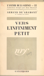E-book, Vers l'infiniment petit, Gallimard (réédition numérique FeniXX)