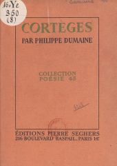 E-book, Cortèges, Seghers (réédition numérique FeniXX)