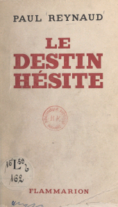 E-book, Le destin hésite, Flammarion (réédition numérique FeniXX)