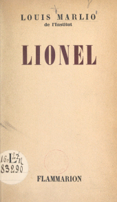 E-book, Lionel, Flammarion (réédition numérique FeniXX)