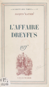 E-book, L'affaire Dreyfus, Gallimard (réédition numérique FeniXX)