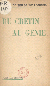 E-book, Du crétin au génie, Grasset (réédition numérique FeniXX)