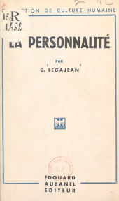 E-book, La personnalité, Éditions de La Martinière (réédition numérique FeniXX)