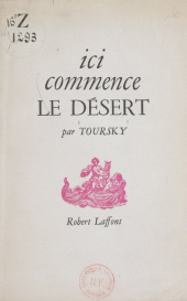 E-book, Ici commence le désert, Robert Laffont (réédition numérique FeniXX)