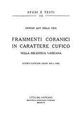 E-book, Frammenti coranici in carattere cufico nella Biblioteca Vaticana (codici Vaticani arabi 1605, 1606), Biblioteca apostolica vaticana