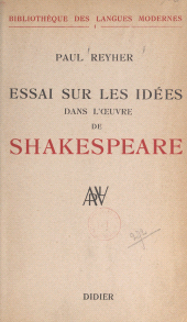 E-book, Essai sur les idées dans l'oeuvre de Shakespeare, Didier (réédition numérique FeniXX)
