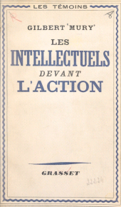 E-book, Les intellectuels devant l'action, Grasset (réédition numérique FeniXX)