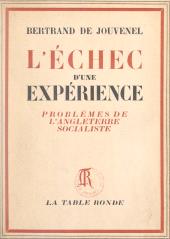 E-book, L'échec d'une expérience : Problèmes de l'Angleterre socialiste, La Table Ronde (réédition numérique FeniXX)