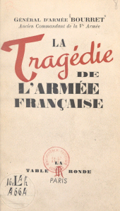E-book, La tragédie de l'armée française, La Table Ronde (réédition numérique FeniXX)
