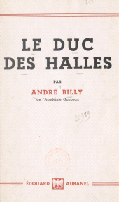 E-book, Le duc des Halles, Éditions de La Martinière (réédition numérique FeniXX)