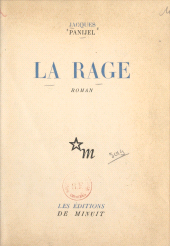 eBook, La rage, Les Éditions de Minuit (réédition numérique FeniXX)