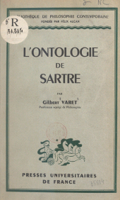 E-book, L'ontologie de Sartre, Presses universitaires de France (réédition numérique FeniXX)