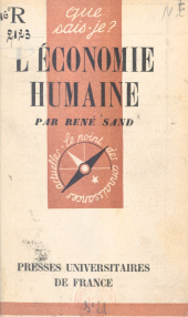 E-book, L'économie humaine, Presses universitaires de France (réédition numérique FeniXX)