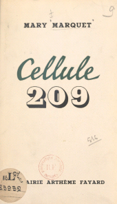 eBook, Cellule 209, Fayard (réédition numérique FeniXX)