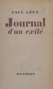 E-book, Journal d'un exilé, Grasset (réédition numérique FeniXX)