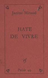 E-book, Hâte de vivre, Seghers (réédition numérique FeniXX)