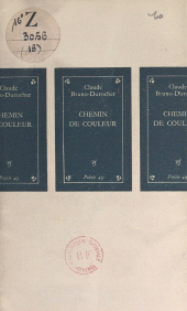 E-book, Chemin de couleur, Seghers (réédition numérique FeniXX)