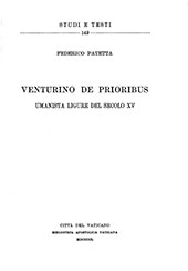 E-book, Venturino de Prioribus umanista ligure del sec. XV, Patetta, Federico, Biblioteca apostolica vaticana