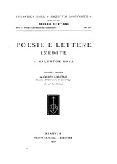E-book, Poesie e lettere inedite di Salvator Rosa, Rosa, Salvatore, 1615-1673, L.S. Olschki