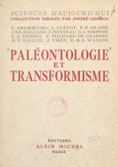 eBook, Paléontologie et transformisme, Albin Michel (réédition numérique FeniXX)