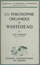 E-book, La philosophie organique de Whitehead, Presses universitaires de France (réédition numérique FeniXX)