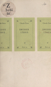 E-book, Dresser l'issue, Seghers (réédition numérique FeniXX)