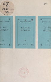E-book, La vue seconde, Seghers (réédition numérique FeniXX)