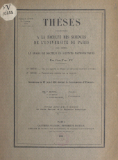 E-book, Sur les droites de Borel de certaines fonctions entières : Suivi de Propositions données par la Faculté : Sur la décomposition canonique des noyaux des équations intégrales, Dunod (réédition numérique FeniXX)